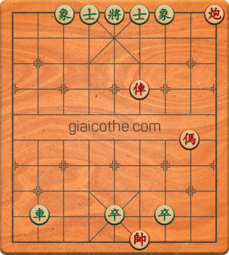 Bàn cờ tướng bài tập Cờ Tướng Khó Nhất màn 1 ván 432 - Độ khó Trung Bình