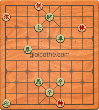 Bàn cờ tướng bài tập Cờ Tướng Khó Nhất màn 1 ván 433 - Độ khó Trung Bình