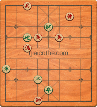 Bàn cờ tướng bài tập Cờ Tướng Khó Nhất màn 1 ván 434 - Độ khó Trung Bình