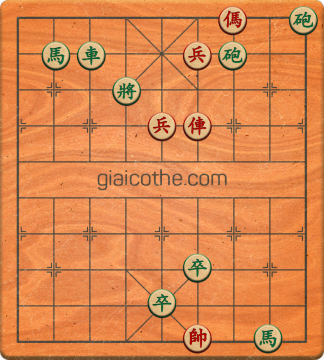 Bàn cờ tướng bài tập Cờ Tướng Khó Nhất màn 1 ván 436 - Độ khó Trung Bình