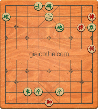 Bàn cờ tướng bài tập Cờ Tướng Khó Nhất màn 1 ván 437 - Độ khó Trung Bình