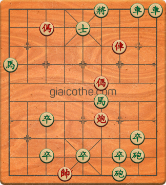 Bàn cờ tướng bài tập Cờ Tướng Khó Nhất màn 1 ván 449 - Độ khó Trung Bình