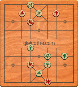 Bàn cờ tướng bài tập Cờ Tướng Khó Nhất màn 1 ván 458 - Độ khó Trung Bình