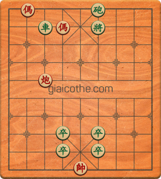 Bàn cờ tướng bài tập Cờ Tướng Khó Nhất màn 1 ván 46 - Độ khó Trung Bình