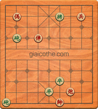 Bàn cờ tướng bài tập Cờ Tướng Khó Nhất màn 1 ván 460 - Độ khó Trung Bình