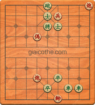 Bàn cờ tướng bài tập Cờ Tướng Khó Nhất màn 1 ván 461 - Độ khó Trung Bình