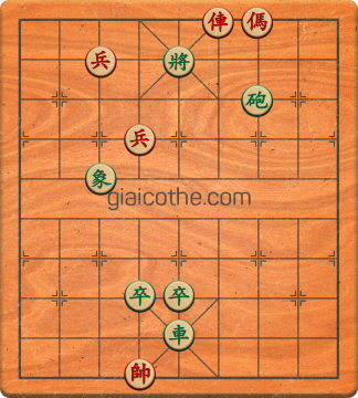 Bàn cờ tướng bài tập Cờ Tướng Khó Nhất màn 1 ván 463 - Độ khó Trung Bình