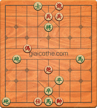 Bàn cờ tướng bài tập Cờ Tướng Khó Nhất màn 1 ván 470 - Độ khó Trung Bình