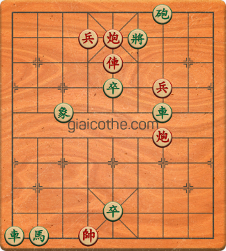 Bàn cờ tướng bài tập Cờ Tướng Khó Nhất màn 1 ván 472 - Độ khó Trung Bình