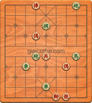 Bàn cờ tướng bài tập Cờ Tướng Khó Nhất màn 1 ván 475 - Độ khó Trung Bình