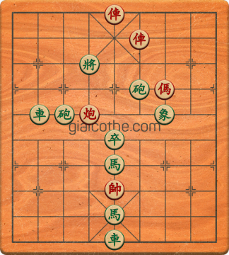 Bàn cờ tướng bài tập Cờ Tướng Khó Nhất màn 1 ván 479 - Độ khó Trung Bình