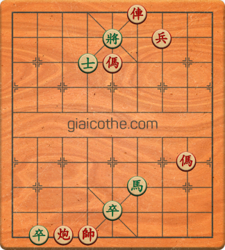 Bàn cờ tướng bài tập Cờ Tướng Khó Nhất màn 1 ván 48 - Độ khó Trung Bình