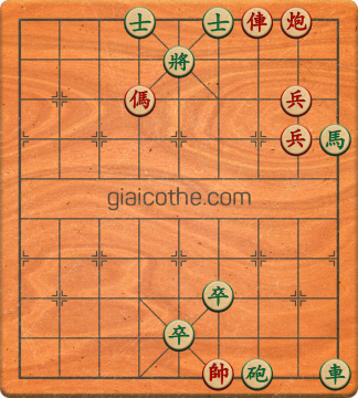 Bàn cờ tướng bài tập Cờ Tướng Khó Nhất màn 1 ván 485 - Độ khó Trung Bình