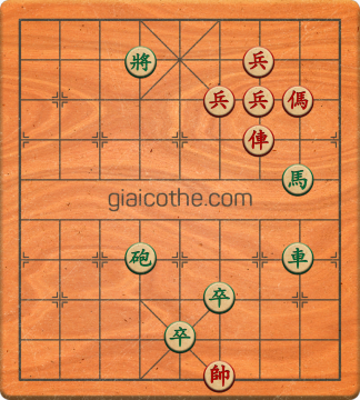 Bàn cờ tướng bài tập Cờ Tướng Khó Nhất màn 1 ván 487 - Độ khó Trung Bình
