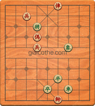 Bàn cờ tướng bài tập Cờ Tướng Khó Nhất màn 1 ván 492 - Độ khó Trung Bình