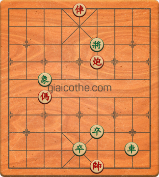 Bàn cờ tướng bài tập Cờ Tướng Khó Nhất màn 1 ván 493 - Độ khó Trung Bình