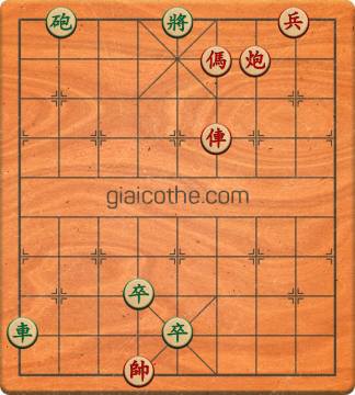 Bàn cờ tướng bài tập Cờ Tướng Khó Nhất màn 1 ván 496 - Độ khó Trung Bình