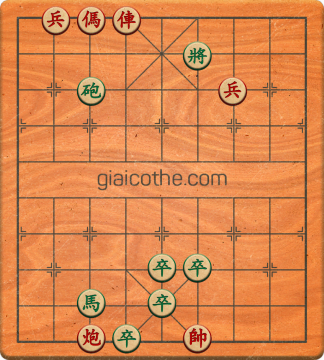 Bàn cờ tướng bài tập Cờ Tướng Khó Nhất màn 1 ván 502 - Độ khó Trung Bình