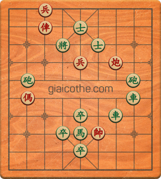 Bàn cờ tướng bài tập Cờ Tướng Khó Nhất màn 1 ván 516 - Độ khó Trung Bình