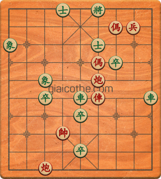 Bàn cờ tướng bài tập Cờ Tướng Khó Nhất màn 1 ván 526 - Độ khó Trung Bình