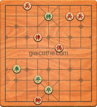 Bàn cờ tướng bài tập Cờ Tướng Khó Nhất màn 1 ván 528 - Độ khó Trung Bình