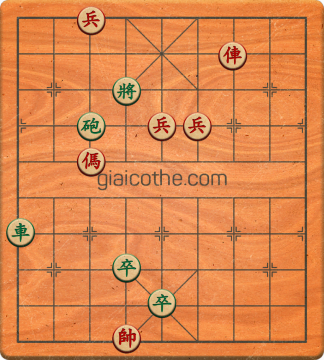 Bàn cờ tướng bài tập Cờ Tướng Khó Nhất màn 1 ván 534 - Độ khó Trung Bình