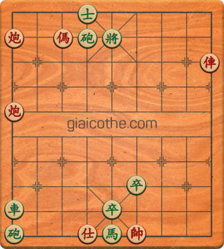 Bàn cờ tướng bài tập Cờ Tướng Khó Nhất màn 1 ván 542 - Độ khó Trung Bình