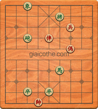 Bàn cờ tướng bài tập Cờ Tướng Khó Nhất màn 1 ván 545 - Độ khó Trung Bình