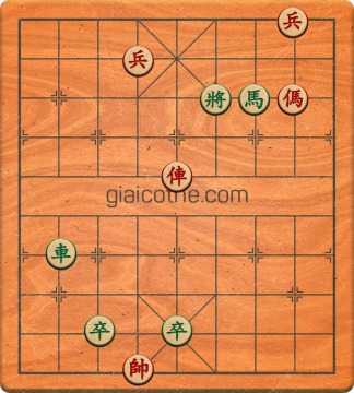 Bàn cờ tướng bài tập Cờ Tướng Khó Nhất màn 1 ván 546 - Độ khó Trung Bình