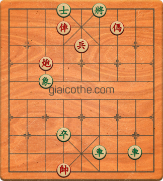 Bàn cờ tướng bài tập Cờ Tướng Khó Nhất màn 1 ván 554 - Độ khó Trung Bình