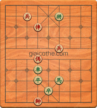 Bàn cờ tướng bài tập Cờ Tướng Khó Nhất màn 1 ván 556 - Độ khó Trung Bình