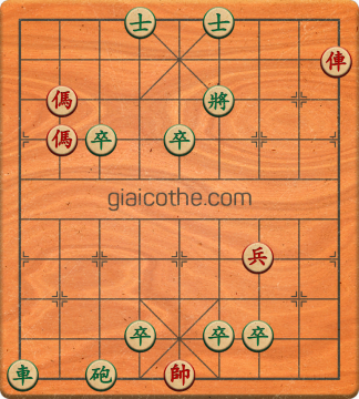 Bàn cờ tướng bài tập Cờ Tướng Khó Nhất màn 1 ván 557 - Độ khó Trung Bình