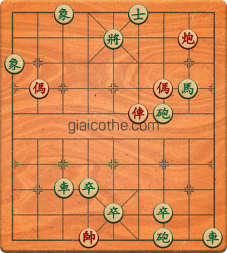Bàn cờ tướng bài tập Cờ Tướng Khó Nhất màn 1 ván 561 - Độ khó Trung Bình