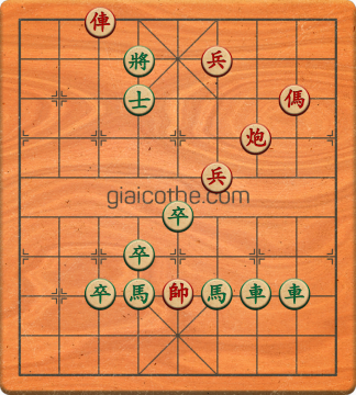 Bàn cờ tướng bài tập Cờ Tướng Khó Nhất màn 1 ván 597 - Độ khó Trung Bình