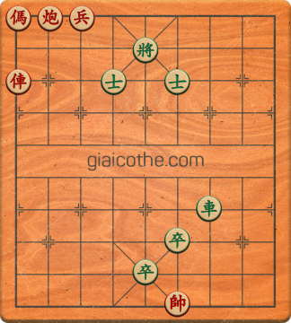 Bàn cờ tướng bài tập Cờ Tướng Khó Nhất màn 1 ván 601 - Độ khó Trung Bình