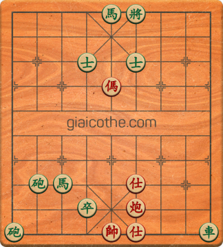 Bàn cờ tướng bài tập Cờ Tướng Khó Nhất màn 1 ván 602 - Độ khó Trung Bình