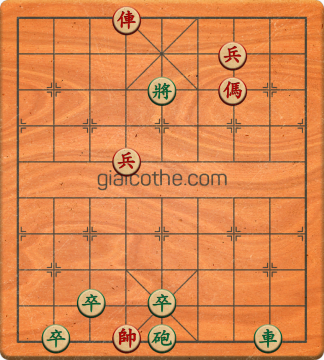 Bàn cờ tướng bài tập Cờ Tướng Khó Nhất màn 1 ván 603 - Độ khó Trung Bình