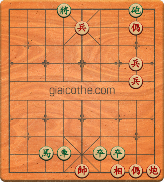 Bàn cờ tướng bài tập Cờ Tướng Khó Nhất màn 1 ván 605 - Độ khó Trung Bình