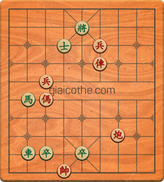 Bàn cờ tướng bài tập Cờ Tướng Khó Nhất màn 1 ván 607 - Độ khó Trung Bình