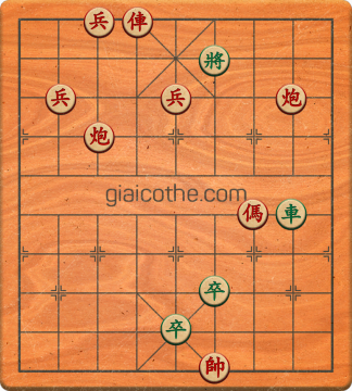 Bàn cờ tướng bài tập Cờ Tướng Khó Nhất màn 1 ván 615 - Độ khó Trung Bình