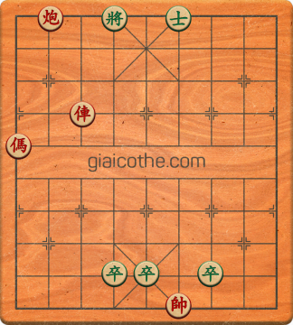 Bàn cờ tướng bài tập Cờ Tướng Khó Nhất màn 1 ván 625 - Độ khó Trung Bình