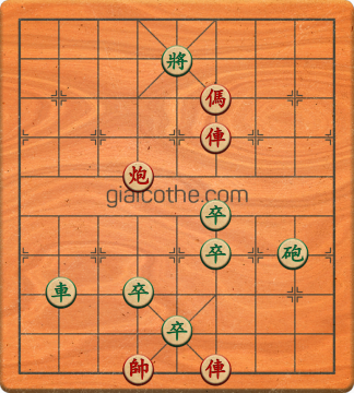 Bàn cờ tướng bài tập Cờ Tướng Khó Nhất màn 1 ván 627 - Độ khó Trung Bình