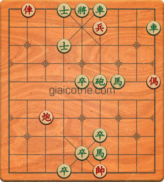 Bàn cờ tướng bài tập Cờ Tướng Khó Nhất màn 1 ván 629 - Độ khó Trung Bình