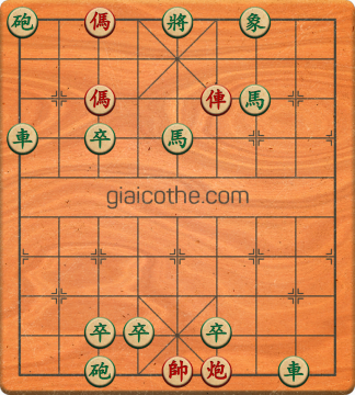 Bàn cờ tướng bài tập Cờ Tướng Khó Nhất màn 1 ván 635 - Độ khó Trung Bình