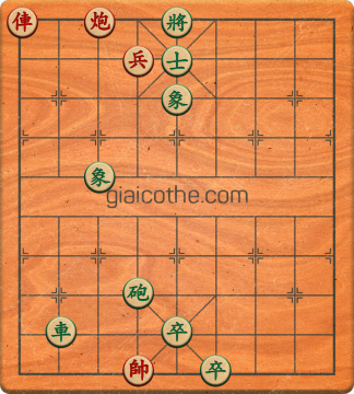 Bàn cờ tướng bài tập Cờ Tướng Khó Nhất màn 1 ván 636 - Độ khó Trung Bình