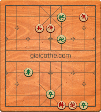 Bàn cờ tướng bài tập Cờ Tướng Khó Nhất màn 1 ván 638 - Độ khó Trung Bình