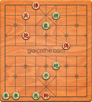 Bàn cờ tướng bài tập Cờ Tướng Khó Nhất màn 1 ván 641 - Độ khó Trung Bình