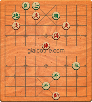 Bàn cờ tướng bài tập Cờ Tướng Khó Nhất màn 1 ván 642 - Độ khó Trung Bình