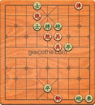 Bàn cờ tướng bài tập Cờ Tướng Khó Nhất màn 1 ván 651 - Độ khó Trung Bình