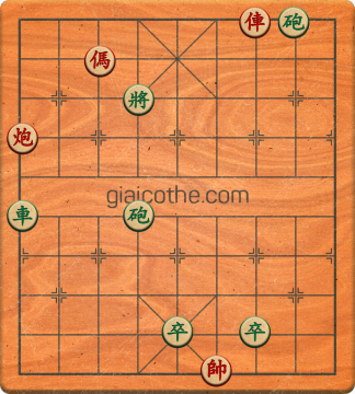 Bàn cờ tướng bài tập Cờ Tướng Khó Nhất màn 1 ván 653 - Độ khó Trung Bình